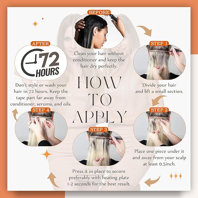 Full Shine Tape in Hair Extensions Blonde 22Inch Hair Extensions Real Human Hair Natural Straight 50G Seamless Skin Weft Human Hair Extension Tape ins Invisible Tape in Human Hair Extension 20Pcs Remy