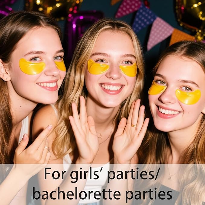 30 Pairs Lip Mask & Eye Mask, 24K Gold Crystal Gel Collagen Eye Patches, Bachelorette Party Favors, Bachelorette Party Accessories, Bridesmaid Gifts, Bulk Gifts, Mini Gifts, Galentines Day Gifts