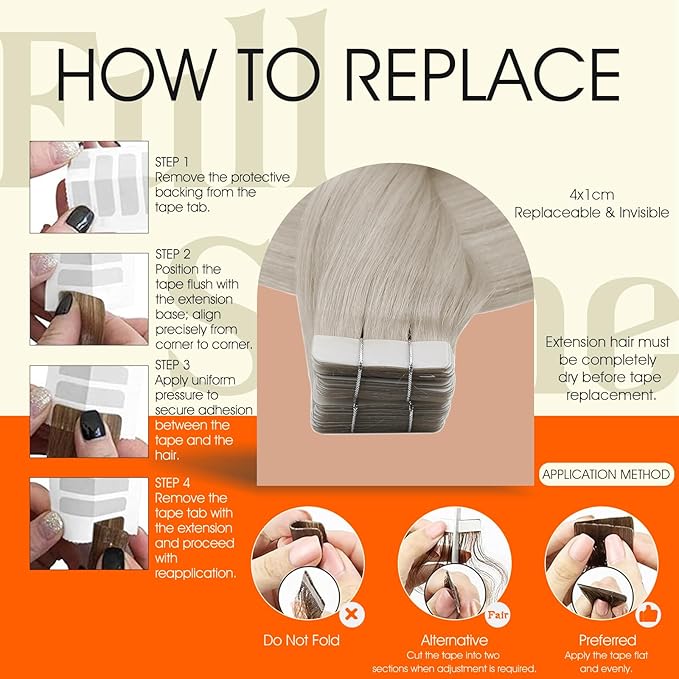 Full Shine Blonde Tape in Hair Extensions Real Human Hair Color 1000 Blonde Hair Extensions Tape in 22Inch Adhesive Long Seamless Skin Weft 100G Straight Extension 40Pcs