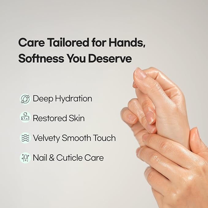 Epielle Nourishing Hand Mask 6 Pairs, Repair and Soften with Hemp & Rosemary Extract, Deep Moisturizing Gloves for Dry, Cracked Hands, Self Care Gifts for Women, Spa Kit, Stocking Stuffers (Pack of 2)