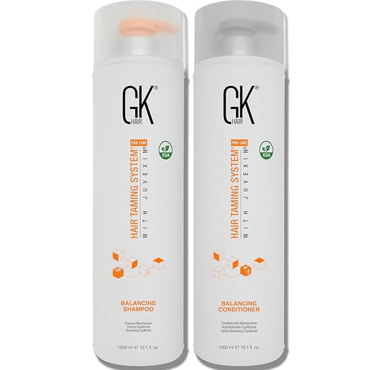 GK HAIR – Balancing Shampoo and Conditioner Set for Oily Hair, Clarifying & Refreshing Formula with Gentle Fragrance, Sulfate-Free, 72-Hour Freshness, 33.8 Fl Oz – Ideal for daily use
