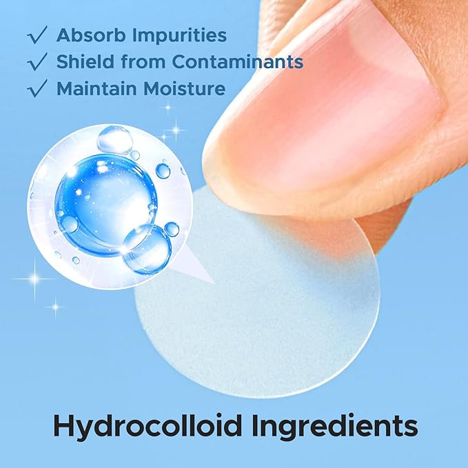 LitBear Pimple Patch Bulk, 480 Patches 3 Size Acne Patches for Face, Hydrocolloid Spot Stickers for Covering Zits, Blemishes, and Breakouts, Suitable for All Skin Types