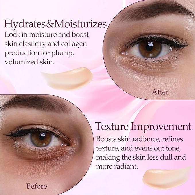 Multi Balm Stick, Moisturizer Stick for Eyes, Face, Neck, Collagen Moisturizer, Wrinkle Core Sticks, Firming Hydrating, Shea Butter & Vitamin E for Makeup Base and Skin Care 0.24 Fl Oz