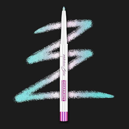 CHARMACY Chameleon Multichrome Eyeshadow Pencil, Shifting Color Eyeliner & Shadow Stick, Waterproof, Long-Lasting, Smudge-Proof Creamy Gel Formula for Metallic Glitter Makeup (B06)