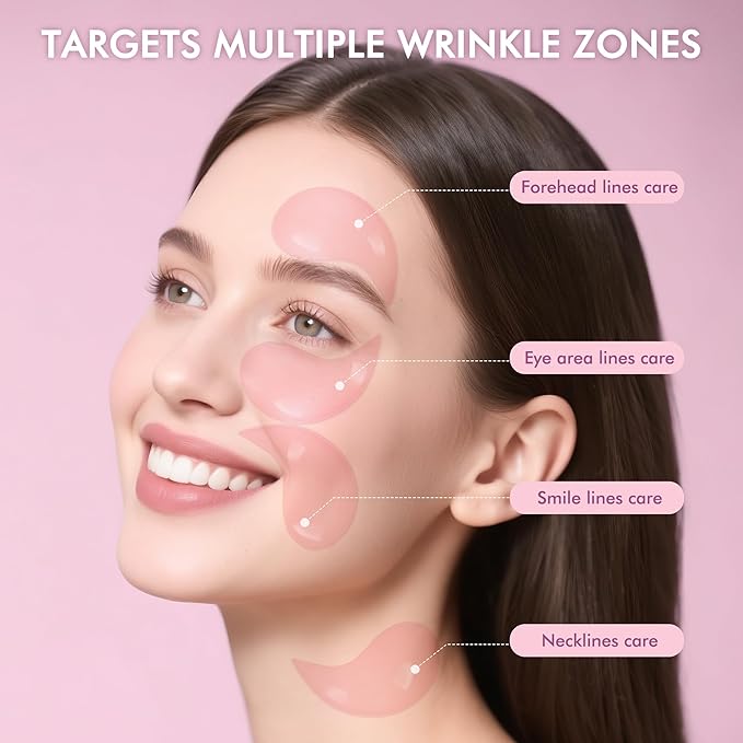 Under Eyes Patches, 40 Pairs Rose Hydrogel Eye Mask for Puffy Eyes and Dark Circles with Rose Essence, Hyaluronic Acid & Niacinamide, Deep Hydrating Eye Treatment for Men & Women