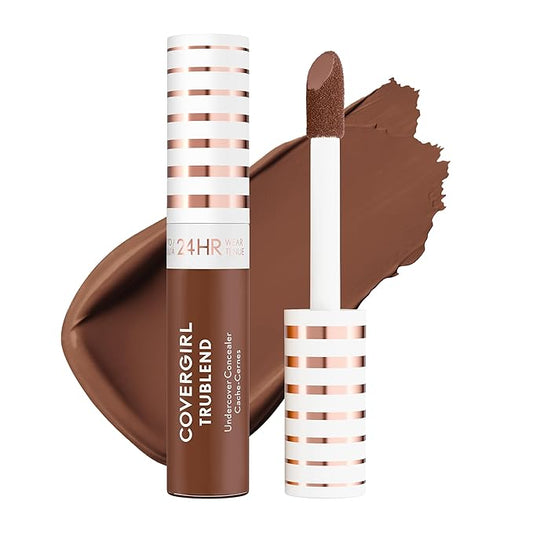 COVERGIRL TruBlend Undercover Concealer, Buildable, Full Coverage, 24-Hour Wear, Matte Finish - D300 Bronze