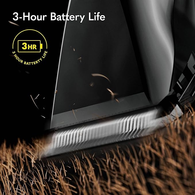 The Beard Club Beard Trimmer for Men - Electric Cordless Rechargeable Beard & Hair Trimmer - High Power 7000 RPM - 8 Color Guides 45 Unique Trim Lengths - Travel Lock