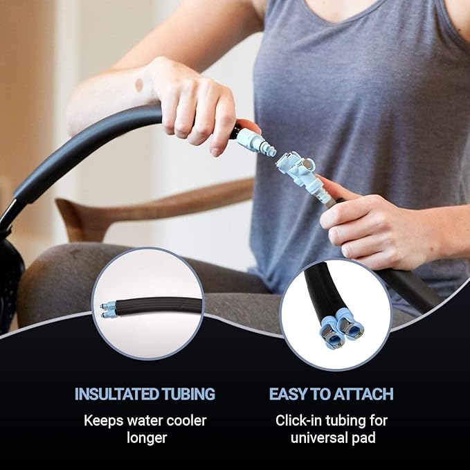 Cold Water Therapy Kneepad for use with Cryotherapy Units - Pad Only for Circulating Ice Machine for Knee Surgery, Injury, ACL - Pain Relief Cold Therapy Pad for Post Surgery Recovery