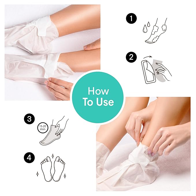 Innerest Original Derma Beauty 12 pairs Moisturizing Foot Mask Foot Spa Foot care (Lavender)