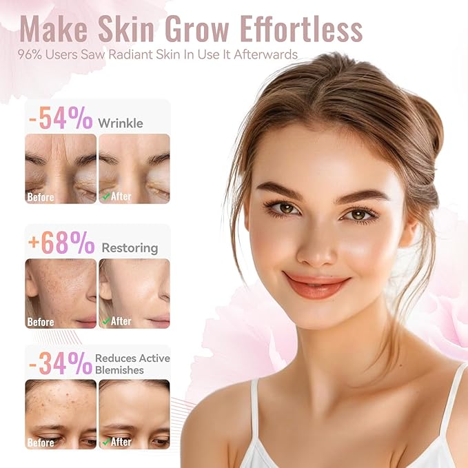 WAYCOM Red Light Therapy for Face: FDA-Cleared 4-Modes Portable LED Light Therapy Mask - 400 LEDs Infrared & Red Light Mask at Home Travel with Timing Remote - Skin Care Gifts for Women Mom Wife