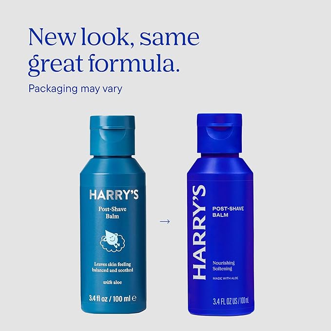 Harry's Post-Shave Balm for Men with Aloe - (2 Pack) 3.4 fl oz - Calms and Soothes Skin After Shaving