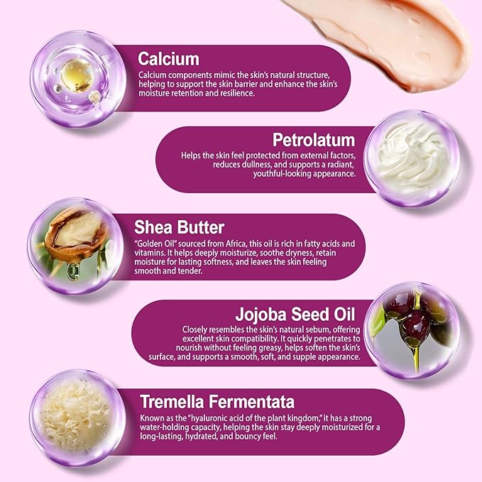 Calcium Multi Balm Stick 3 Pack, Calcium Volume Multi Balm, Collagen Moisturing Stick, Firming, Hydrating, Smoothing for Face, Eyes, Neck, 9g