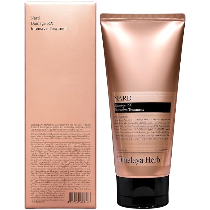 NARD RX Hair Conditioner for damaged hair / 6.08 oz - RX Treatment, High-Nutrition, and Split Hair Care (Containing Amino Acids, Protein, Keratin, Silk, 11 Peptides, Vitamin E, and 6 Oils)