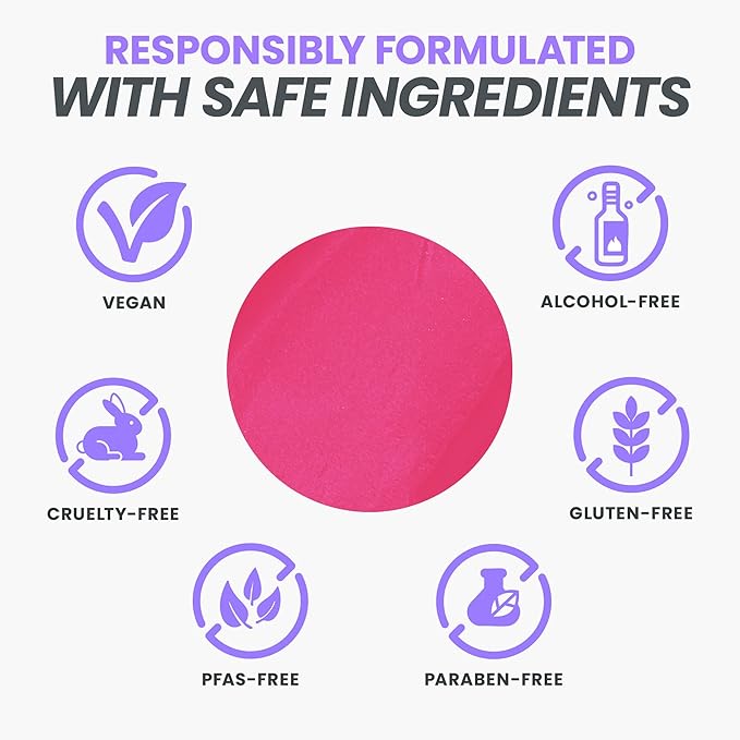 Wonderskin Wonder Blading All Day Lip Stain Peel Off Masque and Reveal Kit - Long Lasting, Waterproof Pink Lip Tint, Transfer Proof Natural Makeup Stain Kit (Neon Rose)