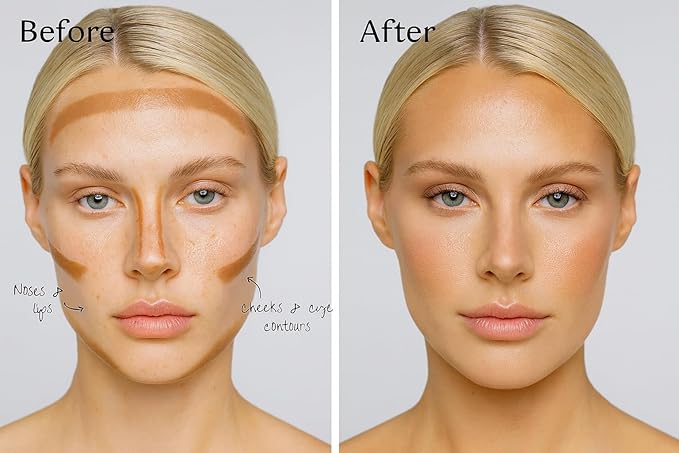 Cinnabar Contour Stick & Bronzer Powder – Matte, Buildable, Long-Wear Bronzing,Contour Stick Powder, Smooth Seamless Blend,HIGH COSMETIC AGENCY(Bronzer Cinnabar)