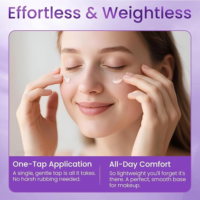 Doracome Retinol Eye Cream for Dark Circles and Puffiness, Hydrating Under Eye Cream for Dark Circles, Anti Aging Dark Circle Eye Cream for Fine Lines, Wrinkles, Firming Eye Contour, 1.06 oz