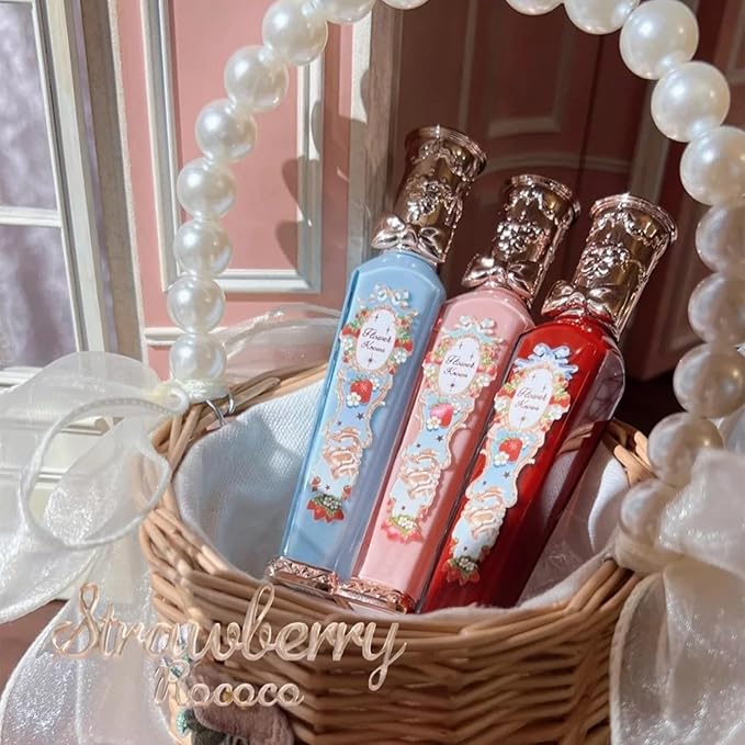 Flower Knows Strawberry Rococo Cloud Lip Cream,Long Lasting Rosy Coral Matte Lipstick,Hydrating Lip Stain,Transfer & Smudge Proof Velvet Liquid Lipstick for Girls&Women,0.12 Fl Oz(S02 Peachy Milk)