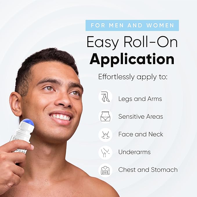 ESTETIST Razor Bump Solution Roll-On, Ingrown Hair & Razor Burn Care Serum, After Shave Roller for Bikini Area, Face, Neck, Underarm & Legs, Skin-Soothing Post Shave Care