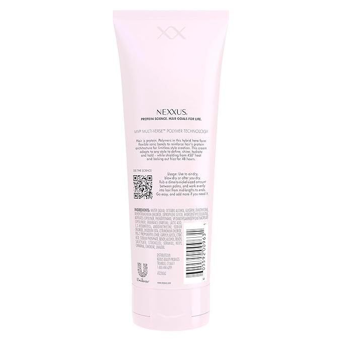 Nexxus Styling Cream MVP Styler Hybrid Multitasking Hair Cream Powered by MVP Multi-Verse Polymers 6 oz