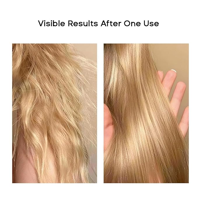 HALOVIDA Hair Mask for Damaged Hair, Silk Mallow Hair Mask Includes Olive Oil & White Truffle - Deep Conditioning Treatment for Permed, Color Treated, Strengthens, Repairs Frizz, 6.8 fl oz