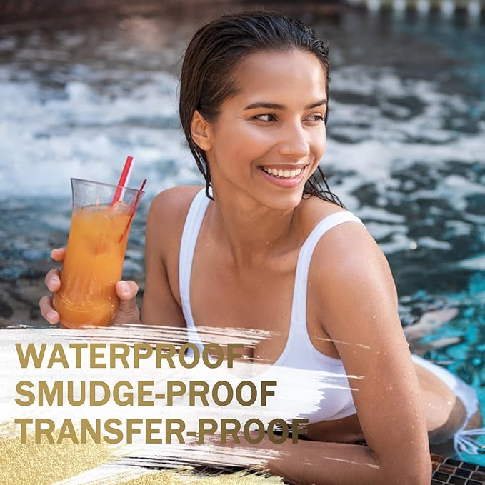 LAVONE Eyebrow Stamp Pencil Kit for Eyebrows Makeup, with Waterproof Eyebrow Pencil, Eyeliner, Eyebrow Pomade, and Dual-ended Eyebrow Brush - Coffee