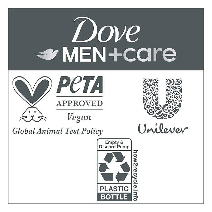 Dove Men+Care Shampoo 1 ct Hydration Fuel to Seal Moisture & Smooth Hair, with Caffeine, 18 FL OZ