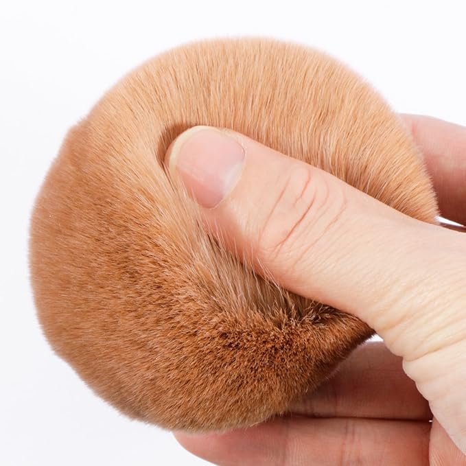 UNIMEIX 3 Inch Sunscreen Applicator Self Tanner Brush Body Makeup Brush Kabuki Blend Applicator Spray Tan Blending Beauty Brush for Body Coverage Perfector