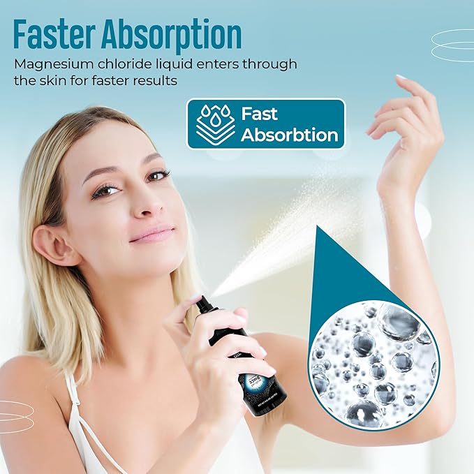 Aromasong Magnesium Spray Grapefruit - Extra Strength 2 Pack of (23mg in Each Spritz) 8 Oz, Natural and Pure Magnesium Oil Spray - Made in The USA - for Leg Discomfort and Promotes a Calm Sleep