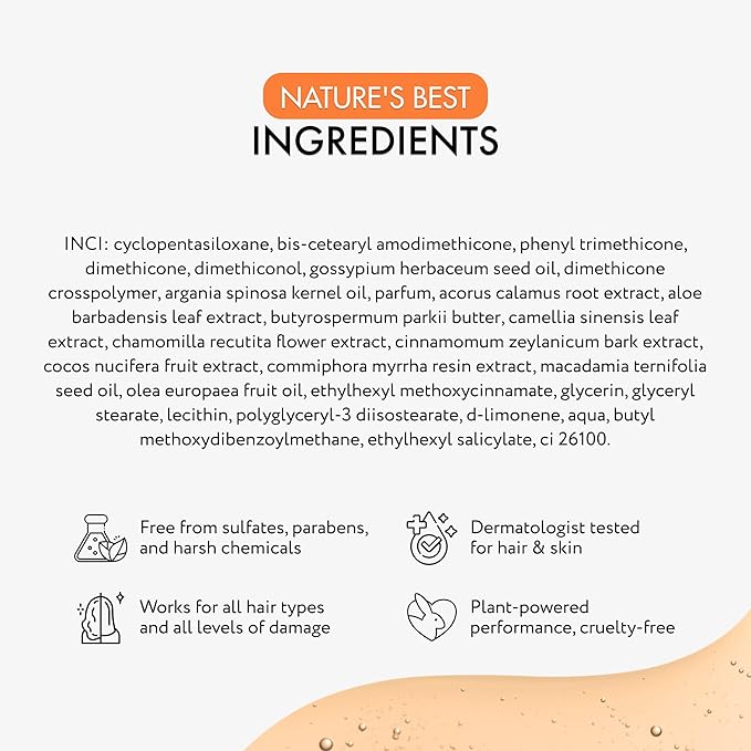 Ybera Mirra Oil Repair - Premium Hair Oil for Dry & Frizzy Hair, Hydrating for Damaged Hair, Repair Hair Treatment Oil for Curly, Straight & Fine Hair - Lightweight Anti-Frizz Hair Oil Serum, 90ml