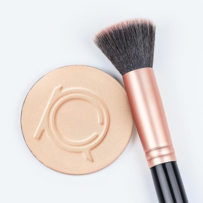 Makeup Beauty Pressed Powder foundation Compact Full Coverage Foundation Skin Care Face Makeup Essentials Contour Palette Setting Powder fit me powder foundation makup 0.49 OZ (Beige, 0.49 OZ)