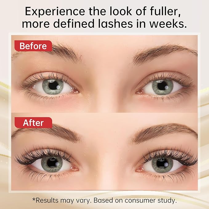 Lash Serum: Eyelash Growth Serum Gentle Natural Vegan Enhancing Treatment Nourishing Conditioning Formula for Longer Thicker Fuller Natural Lashes -3ml