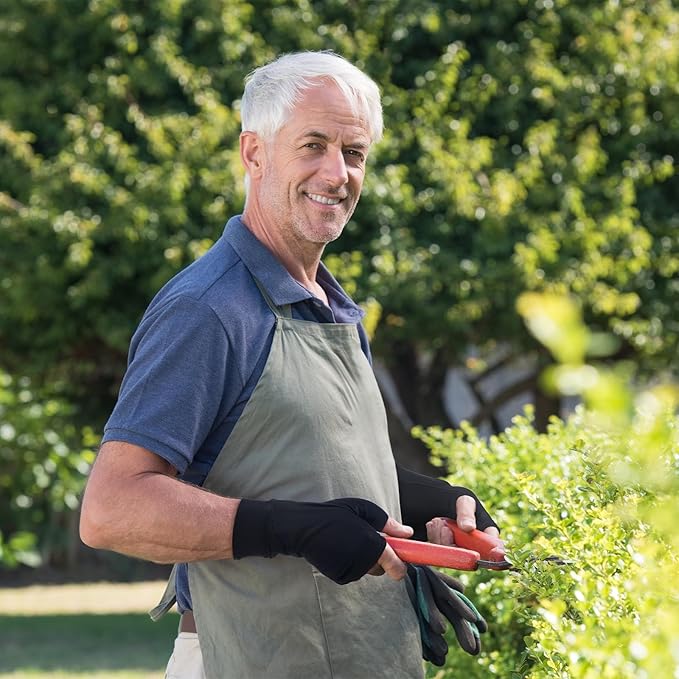 3 Pairs Elderly Skin Thin Protector Gloves Tone Fingerless Gloves Bruise Abrasions Protective Covering Men Women