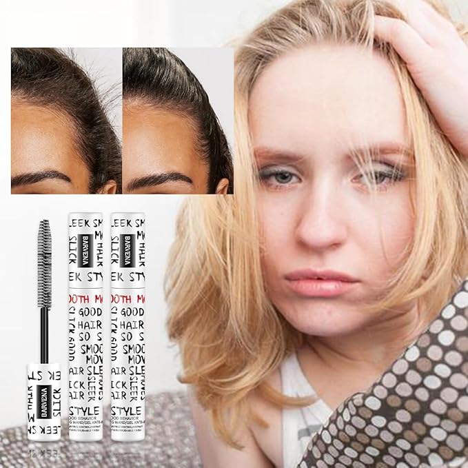 Good Behavior Frizz & Flyaway Taming Wand (2pc) Instantly Smooths Flyaways, Slicks Back Styles & Details Edges | 24-Hour Frizz Control Vegan + Cruelty Free