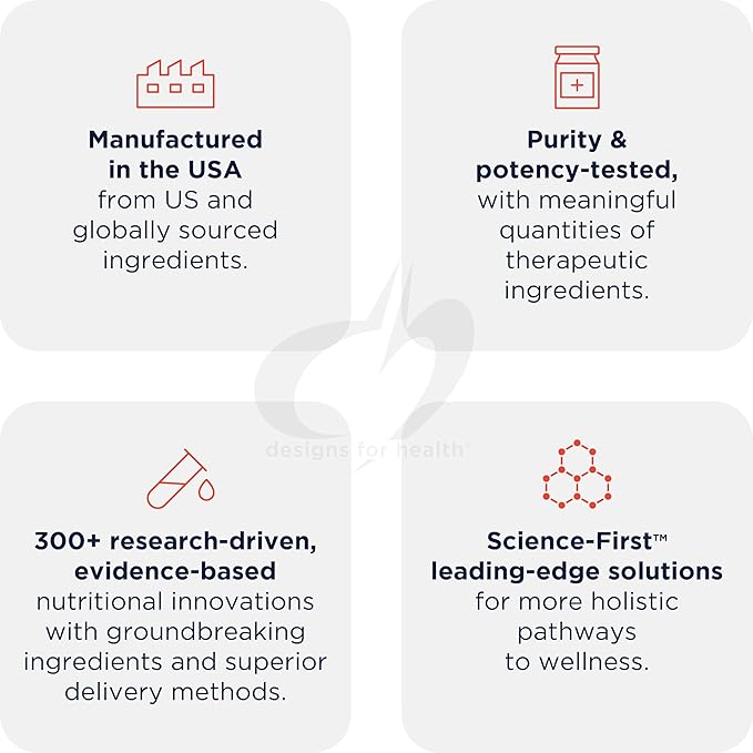 Designs for Health Magnesium Glycinate Complex - Chelated Magnesium Bisglycinate + High Absorption Magnesium for Calming & Sleep, Heart Health, Immune Support & Bone Strength - Vegan (240 Capsules)