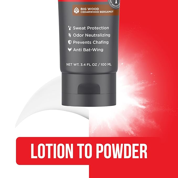 Happy Nuts Comfort Cream Deodorant For Men: Anti-Chafing Sweat Defense, Odor Control, Aluminum-Free Mens Deodorant & Hygiene Products for Men's Private Parts 3.4 Fl Oz (1 Pack), Big Wood