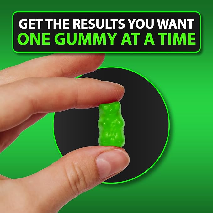 Best Beard Stuff Beard Growth Vitamins - Biotin Gummies for Beard & Hair Growth – Maximum Strength 620,000mcg Biotin with Collagen, MSM, Keratin & Bamboo Extract