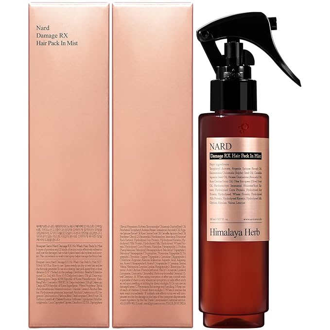 NARD Damage RX Hair Pack In Mist 150ML / 5.07 FL OZ - Repairing Hair Treatment Spray, Nourishing Leave-In Conditioner, Hydration for Dry & Damaged Hair
