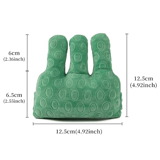 Adjustable Removable Finger Separator Protector Hand Contracture Cushion Padding Pillow Prevention Aid Training Tool With Fingers Hands Splints (Green)