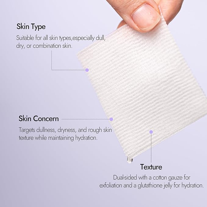 Epielle Balancing Toner Pads 5 Packs Individually Wrapped, Calming & Hydrating Irritated, Sensitive Skin with CICA & Salicylic Acid, Cotton Gauze & Glutathione Jelly, Korean Skin Care (15 Toner Pads)