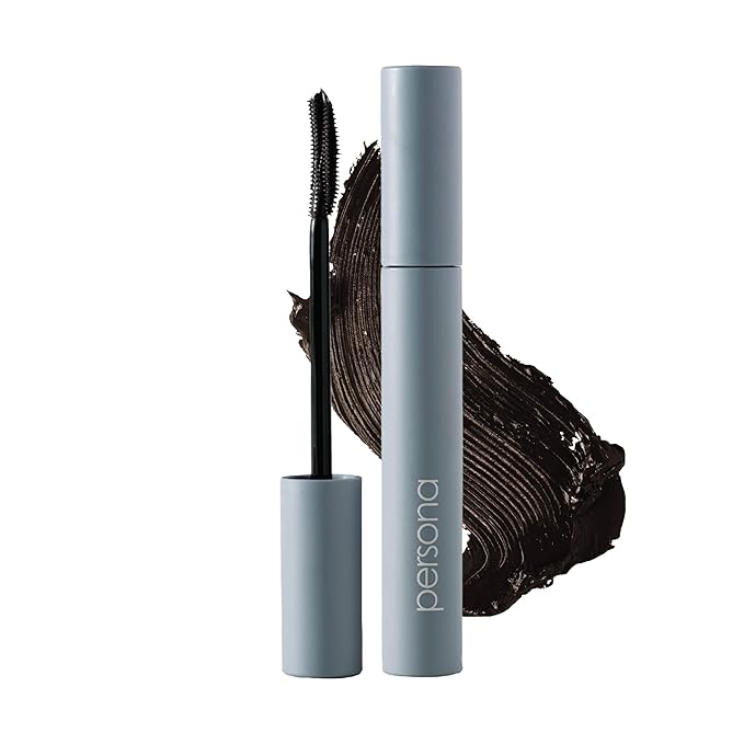PERSONA Volumizing Tubing Mascara | Lift, Lengthen & Define | Buildable Volume Without Clumps | Long-Wear, Water-Removable | Vegan, Cruelty-Free & Gluten-Free (0.33 fl oz) | Made in Italy, Black