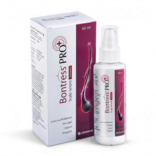 Bontress PRO+ Scalp Serum with Pro-Active Peptides, 5% Capixyl, 3% Redensyl, 3% Anagain, 3% Procapil, Hair Strengthening, for Men and Women