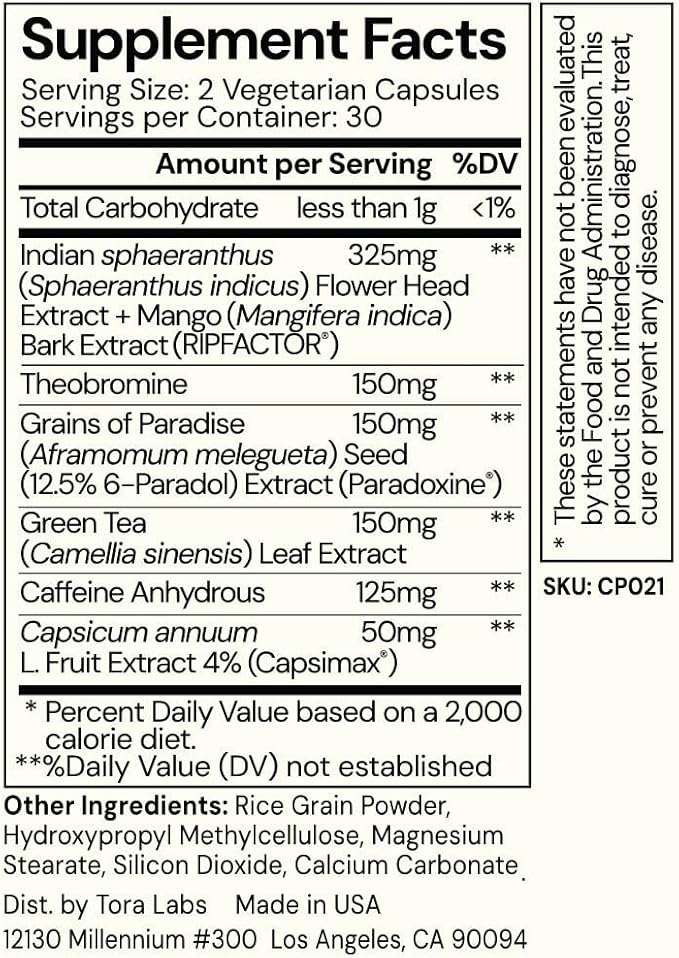 CLEVERPRO Heatwave Disposal Agent – for Men & Women, Metabolism Booster for Weight Loss – Supports and Enhances Mood & Focus, Aids Healthy Weight Management – 60 Capsules