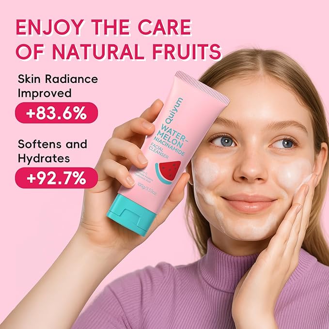 Early Anti-Aging Skincare Set, for Light Mature Skin, 6-Piece Natural Fruit Kit with Peptide, Vitamin C & Ceramide - Reduces Fine Lines & Dull Skin, Birthday Gifts for Women, Christmas Gift