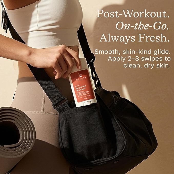 Aluminum Free Deodorant for Men & Women - USA Made with Natural & Organic Ingredients, Fresh Long-Lasting Odor Protection, Baking Soda Free, Non-Irritating Magnesium Deodorant, Sensitive Skin Safe