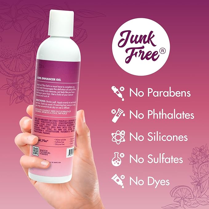 MopTop Curl Enhancer Gel – Curl Defining Gel to Enhance Curly and Coily Hair, Lightweight and Anti Frizz Hair Care with Aloe, Sea Botanicals & Honey (Citrus Medley, 2pk)