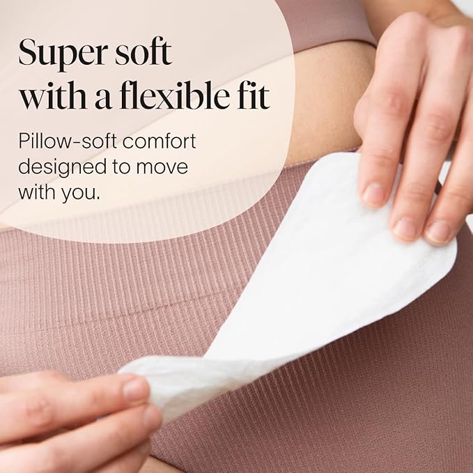 Cora 100% Organic Cotton Topsheet Period Liners (144 Regular Period Liners)