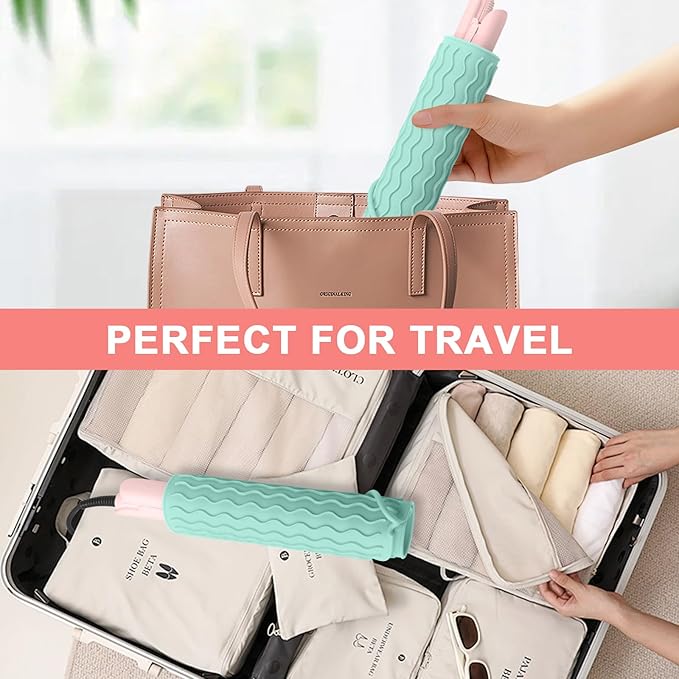 Plus Size Silicone Heat Resistant Mat, Portable Travel Hot Tools Pad Cover for Curling Iron, Flat Iron, Hair Straightener and Other Hair Styling Tools(12.0" x 9.0")