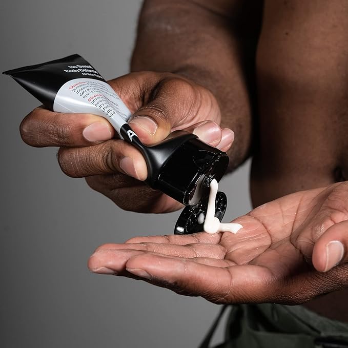 Anthony No Sweat Body Defenseand Shower Sheet Bundle – Anti-Chafing, Anti-Itch Cream-to-Powder – 3 Fl. Oz and 1 Shower Sheet, Protects Skin from Sweating