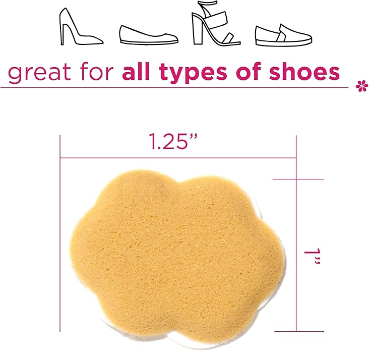 Foot Petals Spot Dot Cushion, Pressure Point Solution for Blister Relief, Rub Protection, Women's Heels, Pumps, Flats