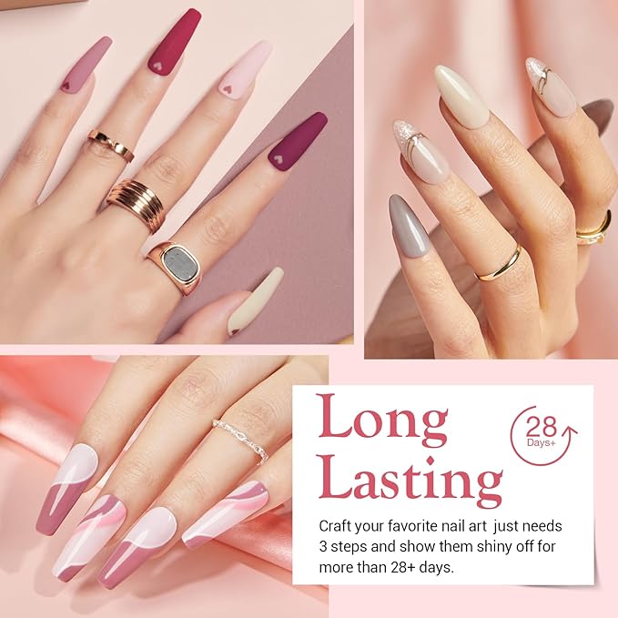 AZUREBEAUTY 31 Pcs Dip Powder Nail Kit Starter 20 Colors Clear Nude Pink Brown Glitter All Season Acrylic Dipping Powder Liquid Set with Top/Base Coat Activator for French Nail Art DIY Salon Gift